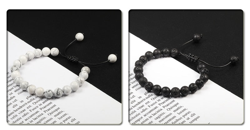 Pulseira Ajustável Olho de Tigre 8mm - cura/equilíbrio