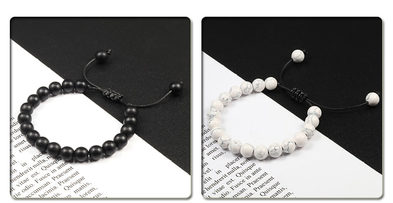 Pulseira Ajustável Olho de Tigre 8mm - cura/equilíbrio