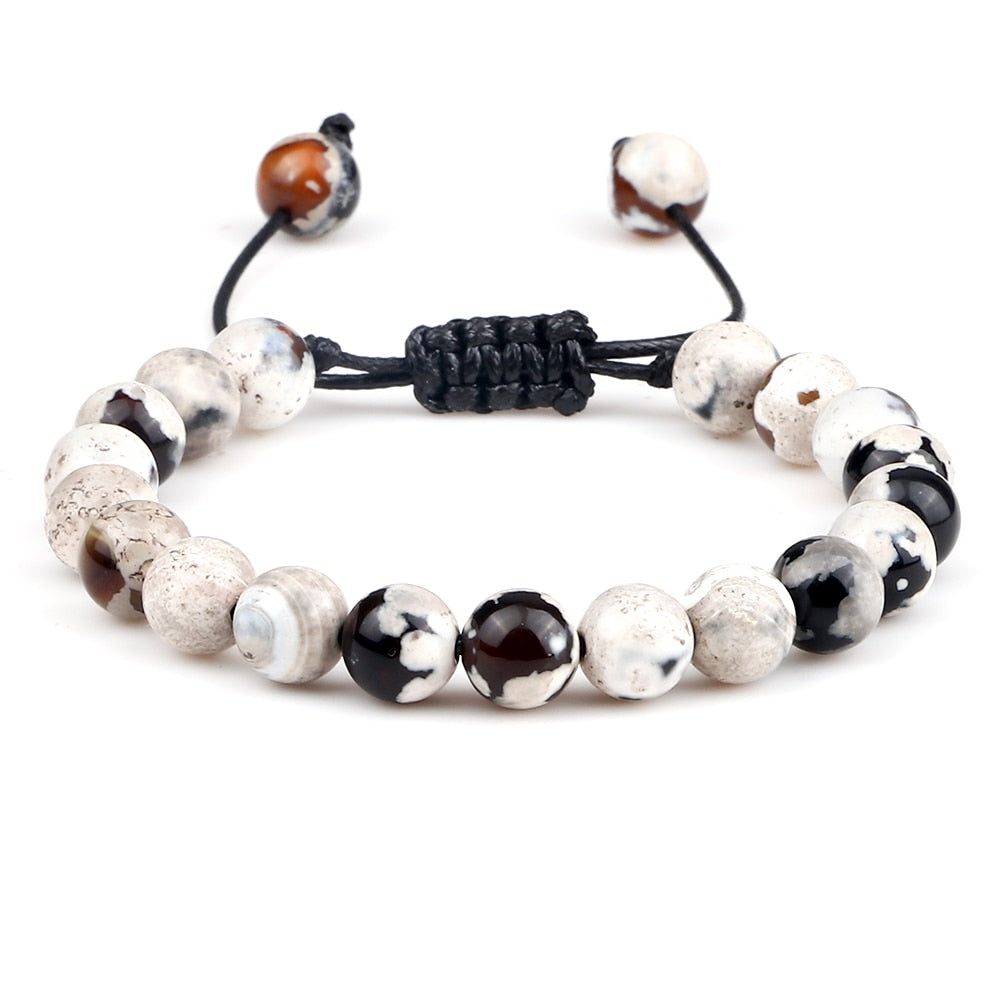 Pulseira Ajustável Olho de Tigre 8mm - cura/equilíbrio