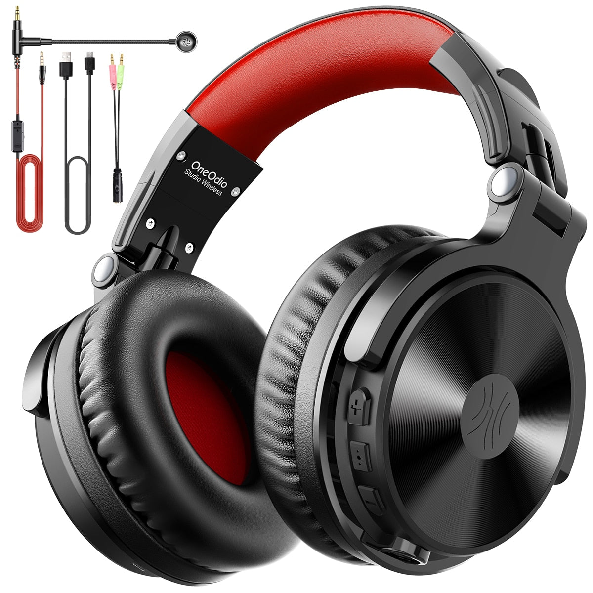 Headphones Oneodio 110h Wireless Bluetooth 5.2 Fone de Ouvido 2 em 1 com microfone