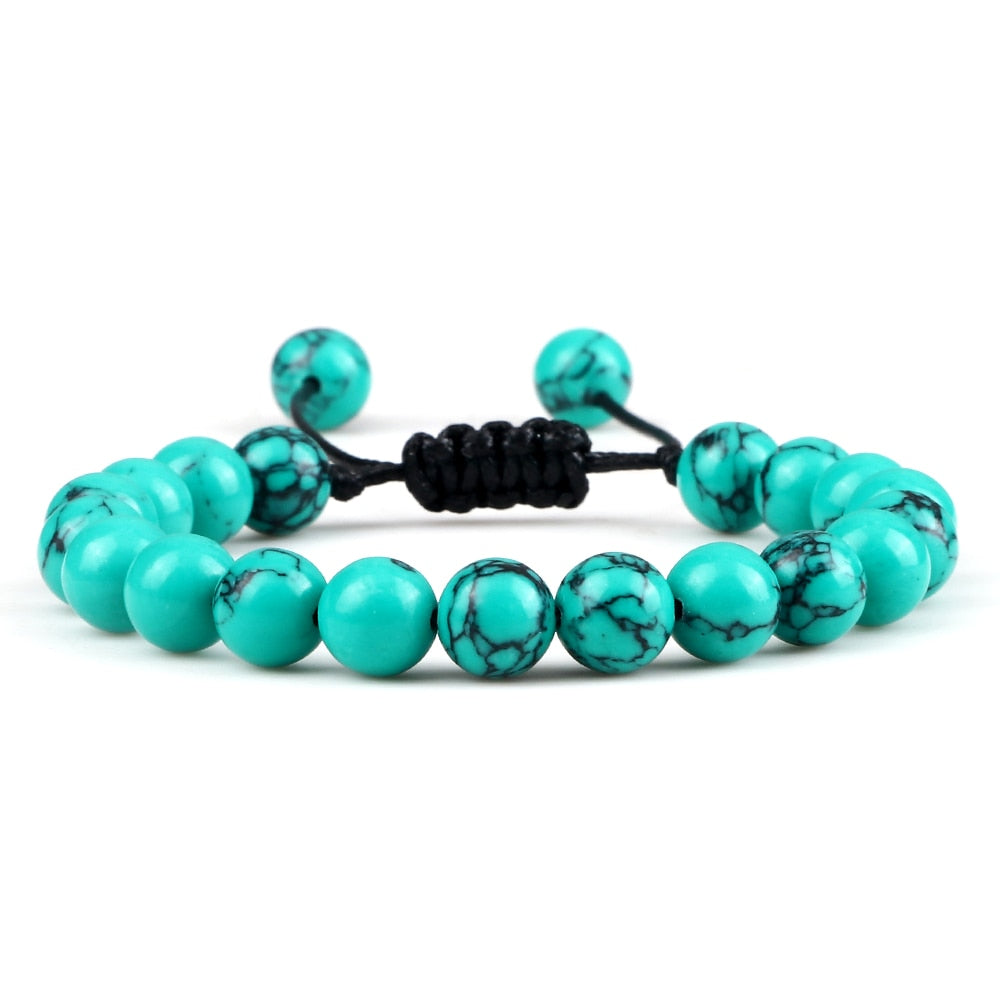 Pulseira Ajustável Olho de Tigre 8mm - cura/equilíbrio