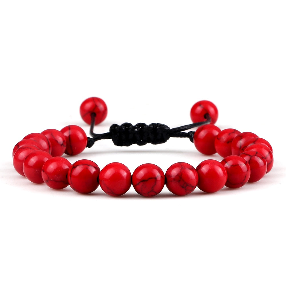 Pulseira Ajustável Olho de Tigre 8mm - cura/equilíbrio