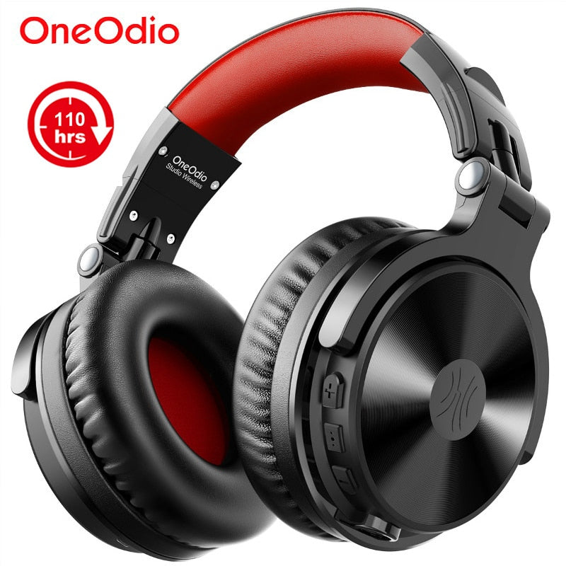 Headphones Oneodio 110h Wireless Bluetooth 5.2 Fone de Ouvido 2 em 1 com microfone