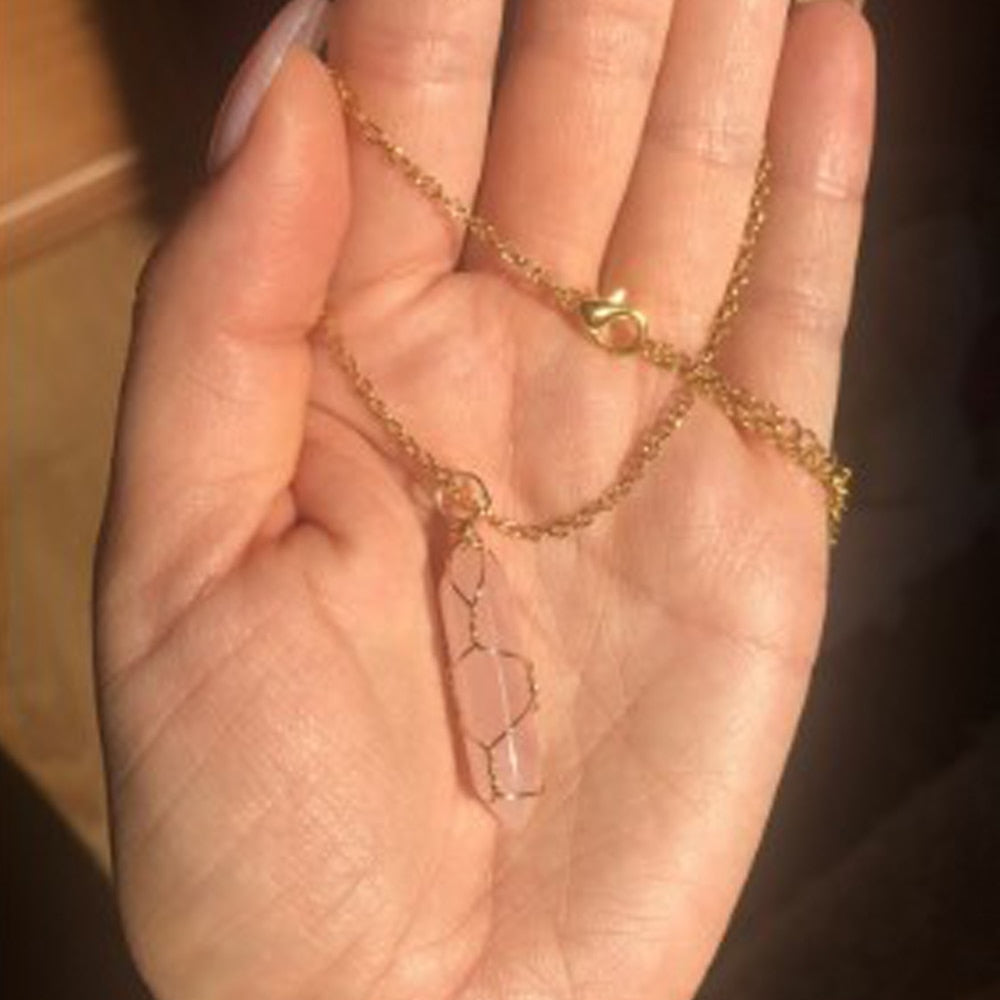 Colar com pedras preciosas coleção Mística