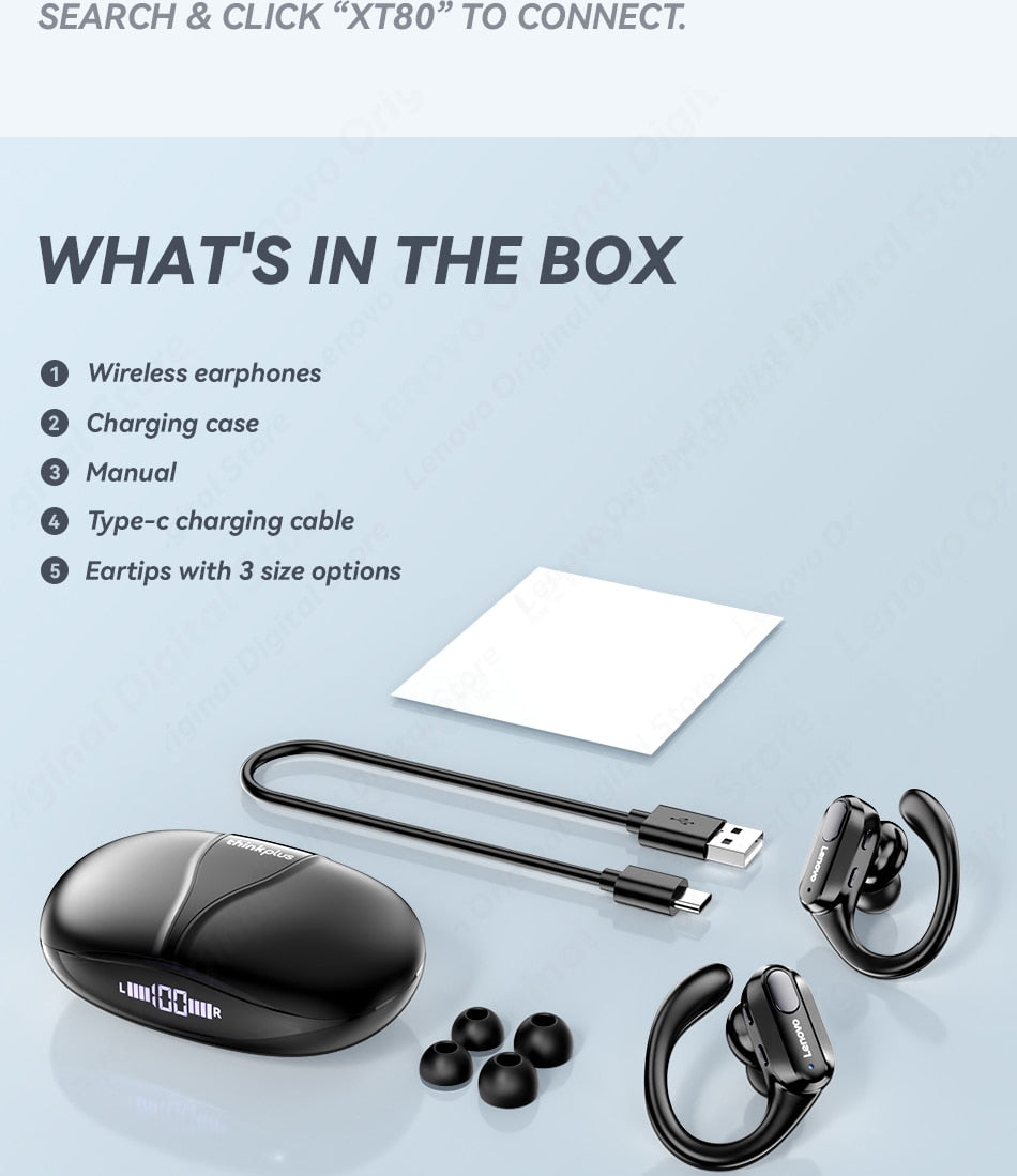 Fone de Ouvido Lenovo XT80