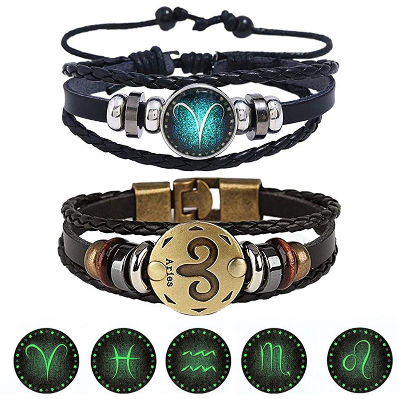 Pulseira dos Signos do Zodíaco - Trançado manual